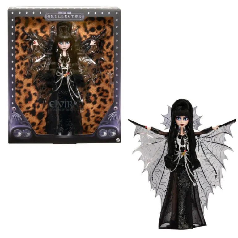 Monster High Skullector Muñeca de Colección Elvira Mistress of the Dark
