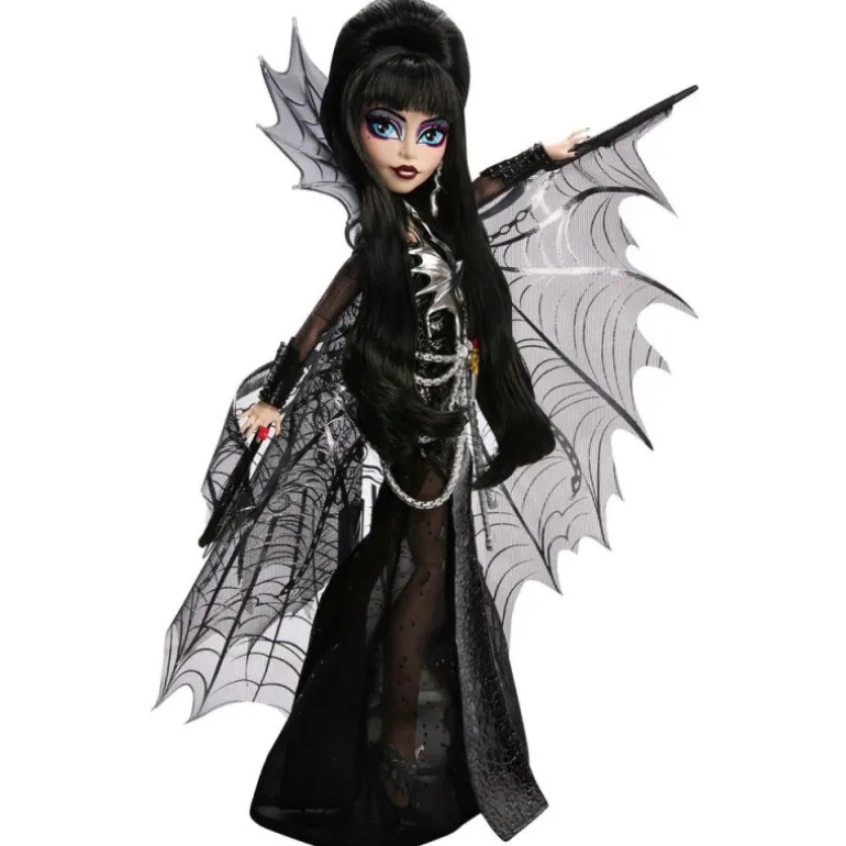 Monster High Skullector Muñeca de Colección Elvira Mistress of the Dark