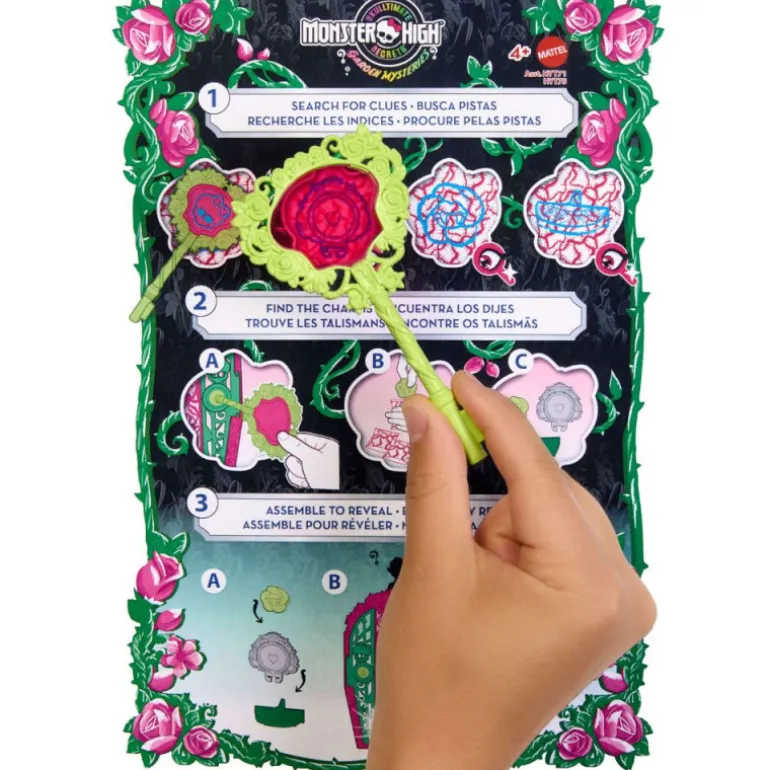 Monster High Skulltimate Secrets Jardín Misterioso Venus McFlytrap Conjunto de Muñeca y Accesorios