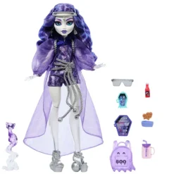 Monster High Spectra Vondergeist Muñeca con su Mascota Hurón Rhuen
