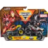 Monster Jam Marvel Pack de 2 Camiones Varios Modelos
