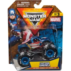 Monster Jam Vehículo Marvel Varios Modelos