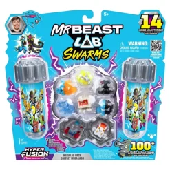 Mr. Beast Lab Swarms Pack de 14 Figuras Varios Modelos