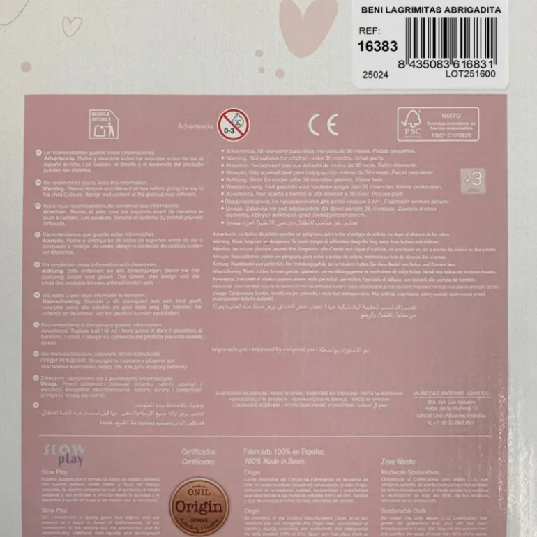 Muñecas Antonio Juan Beni Lloro Invierno