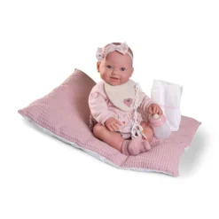Muñecas Antonio Juan Recién Nacida Mia Hace Pipí con Cojín