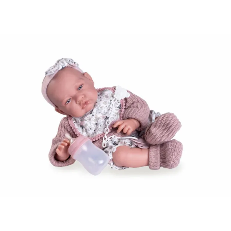 Muñecas Antonio Juan Recién Nacida Lúa Bolitas Babero Cuerpo con Relleno Especial