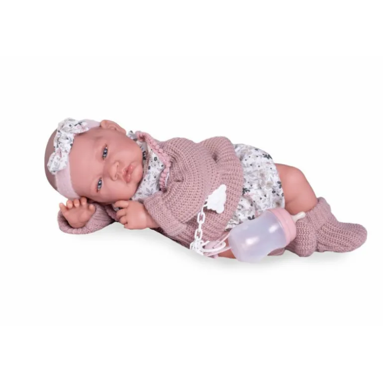 Muñecas Antonio Juan Recién Nacida Lúa Bolitas Babero Cuerpo con Relleno Especial