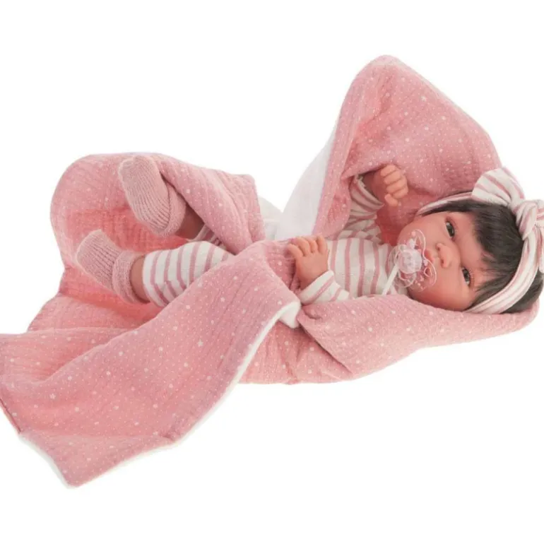 Muñecas Antonio Juan Recién Nacida Baby Toneta Manta