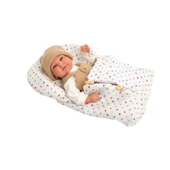 Muñecas Arias Elegance Cris Beige con Saco de Dormir