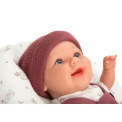 Muñecas Arias Elegance Gadi Granate con Cojín 35 cm