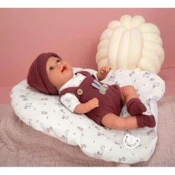 Muñecas Arias Elegance Gadi Granate con Cojín 35 cm