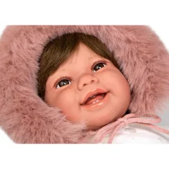 Muñecas Arias Muñeca con Peso Elegance Zoe Rosa con Manoplas