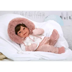 Muñecas Arias Muñeca con Peso Elegance Zoe Rosa con Manoplas