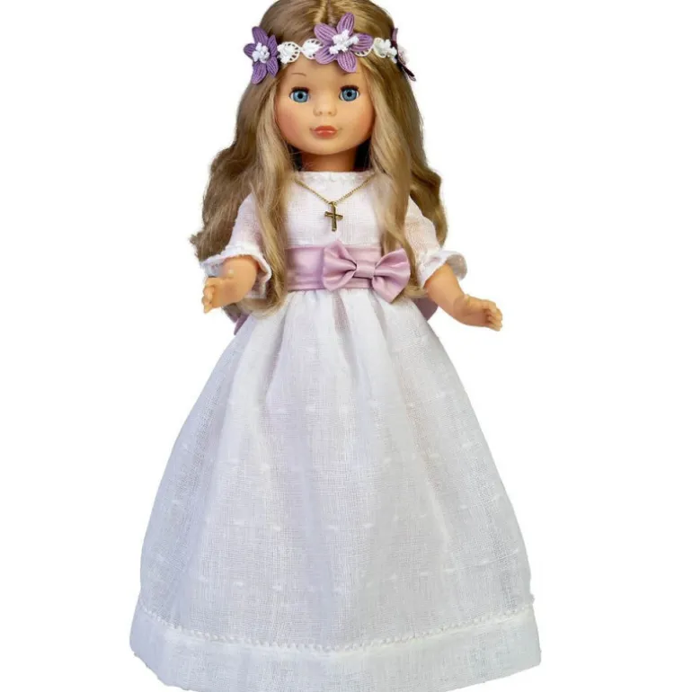 Nancy Colección Comunión Corona de Flores Rubia