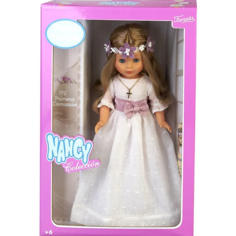 Nancy Colección Comunión Corona de Flores Rubia