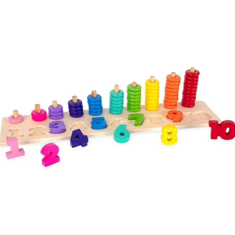 Nenittos Aprende a Contar de Madera 76 Piezas