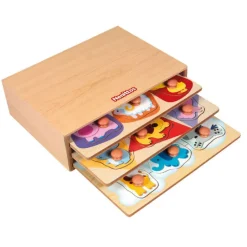 Nenittos Cajón 3 Puzzles de Madera