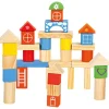 Nenittos Cubo Bloques de Madera 100 Piezas