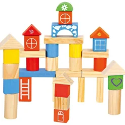 Nenittos Cubo Bloques de Madera 100 Piezas