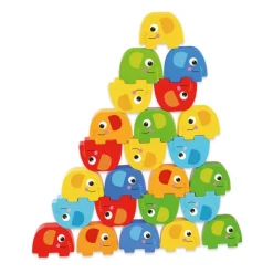 Nenittos Elefantes Apilables de Madera