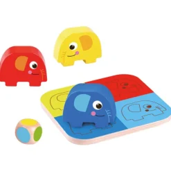 Nenittos Elefantes Apilables de Madera