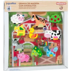 Nenittos Granja de Madera con Animalitos