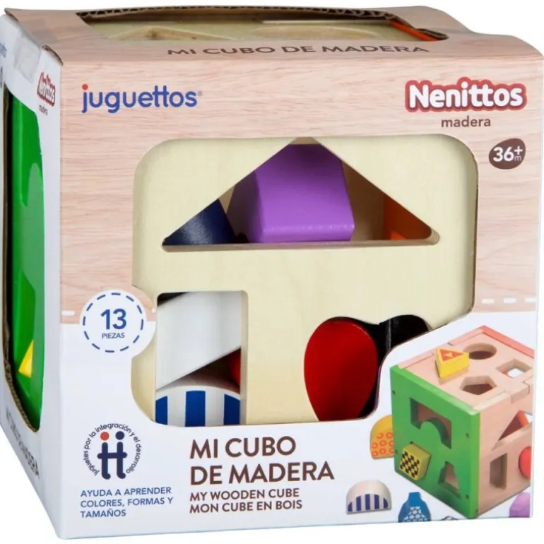 Nenittos Mi Cubo de Madera Clasificador