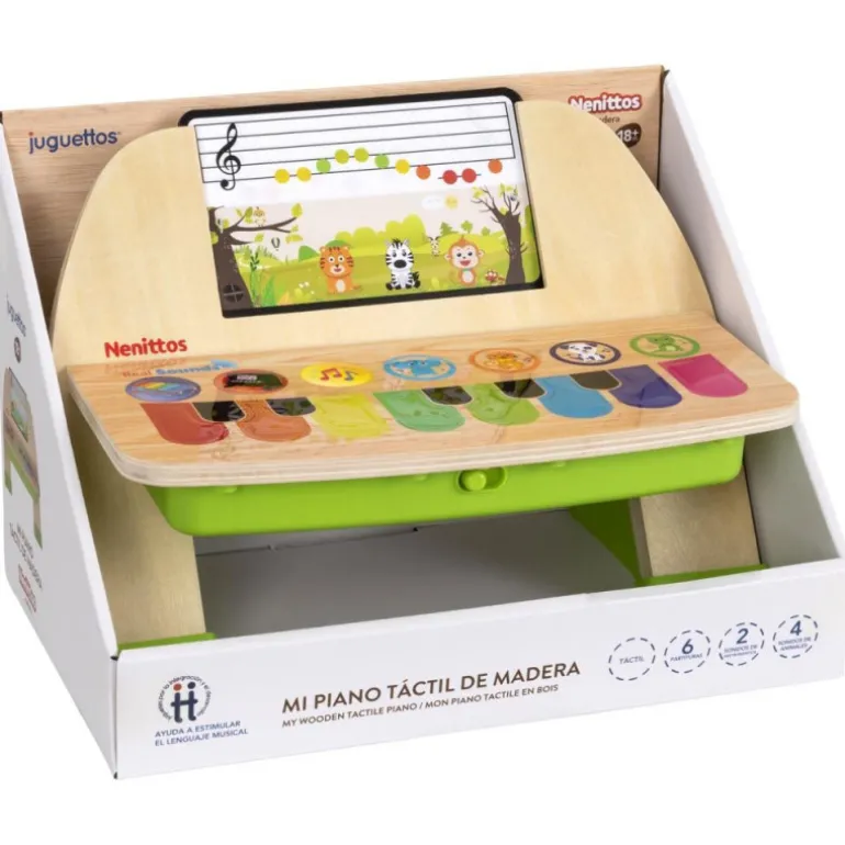 Nenittos Mi Piano Táctil de Madera