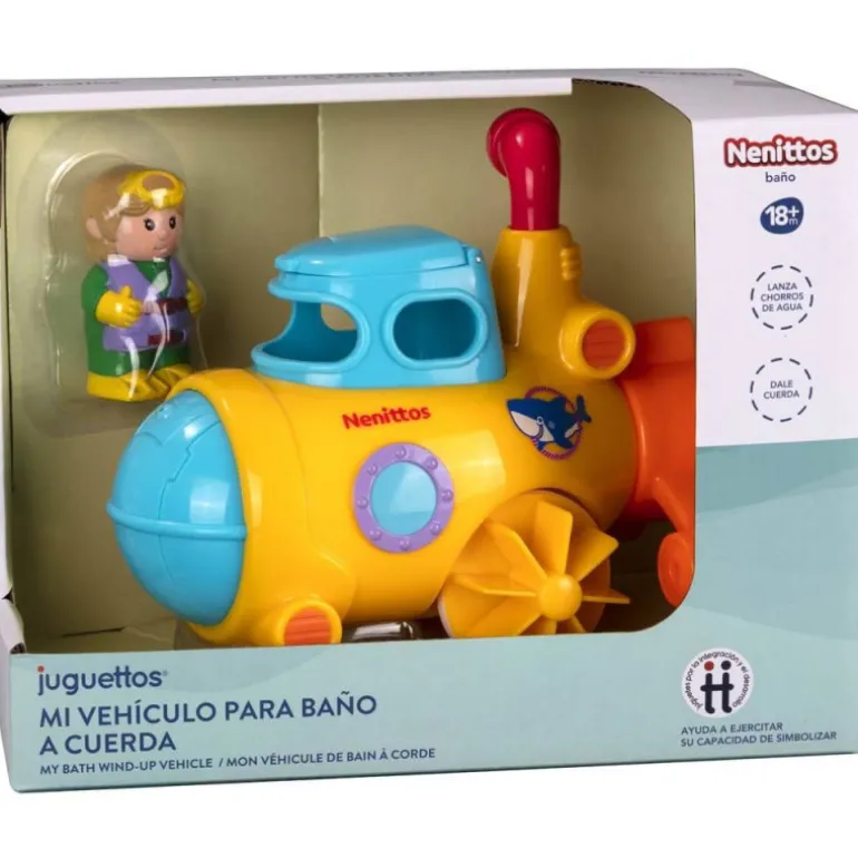 Nenittos Mi Submarino para Baño a Cuerda