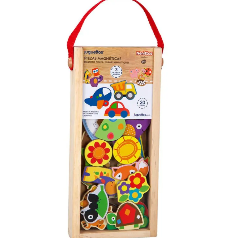 Nenittos Piezas Magnéticas de Madera 4 Varios Modelos
