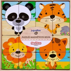Nenittos Puzzles Magnéticos Selva 36 Piezas
