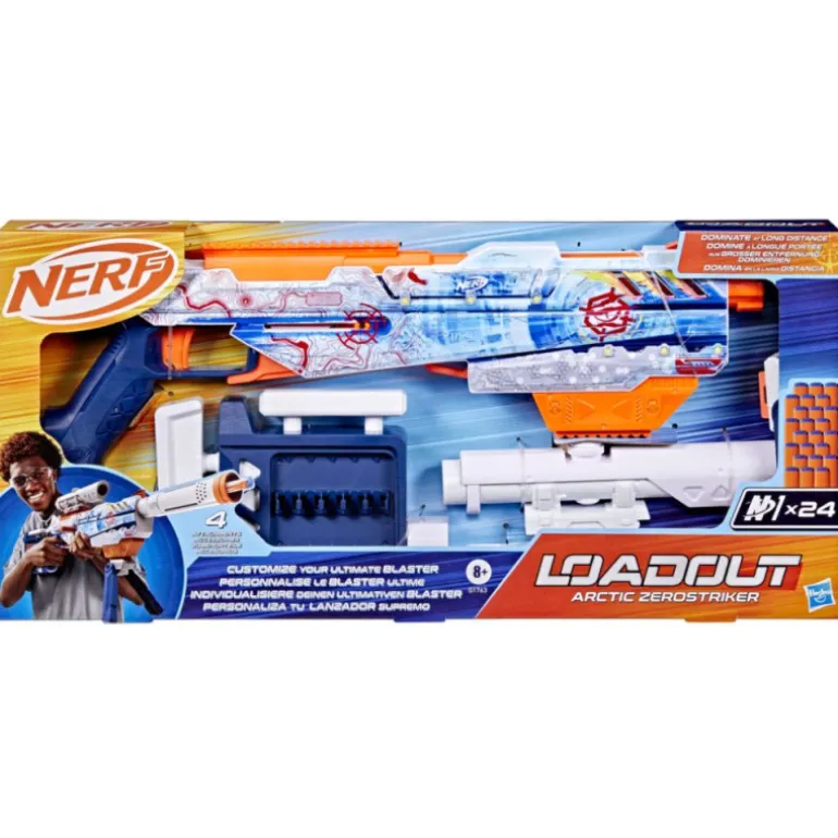 Nerf Loadout Arctic Zerostriker Personaliza tu Lanzador Supremo