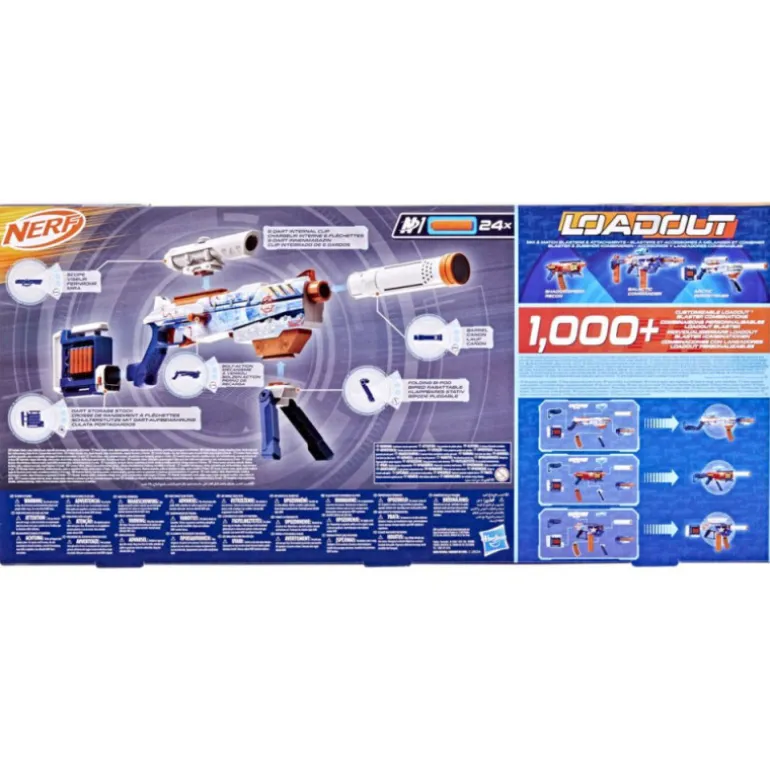 Nerf Loadout Arctic Zerostriker Personaliza tu Lanzador Supremo