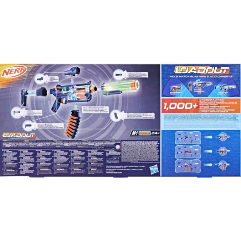 Nerf Loadout Cyberlight Ghost Personaliza tu Lanzador Supremo