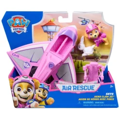 Paw Patrol Air Rescue Vehículo Skye Hero Claw Jet