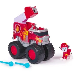 Paw Patrol Camión de Bomberos Rescue Wheels Firetruck y Figura de Marshall