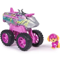 Paw Patrol Camión Monstruo Rescue Wheels Jet y Figura de Skye