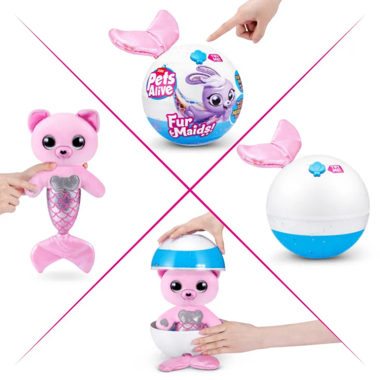 Pets Alive Furmaids Peluche Sirena con Accesorios Varios Modelos