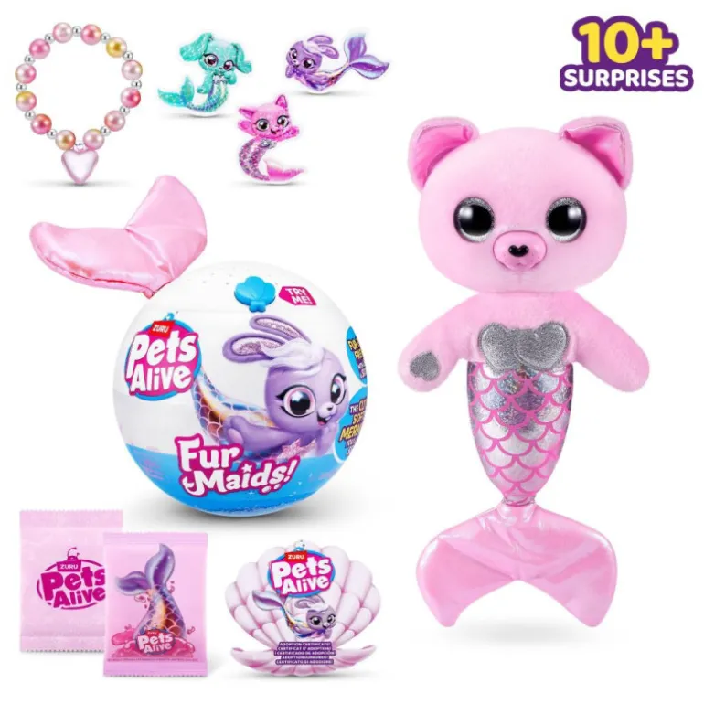 Pets Alive Furmaids Peluche Sirena con Accesorios Varios Modelos