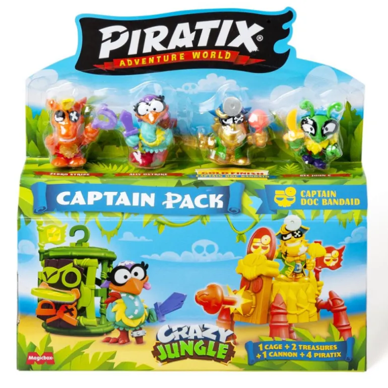 Piratix Crazy Jungle Captain Pack Varios Modelos
