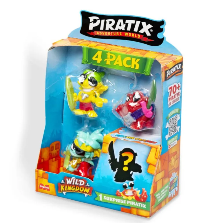 Piratix Wild Kingdom Pack 4 Figuras Varios Modelos