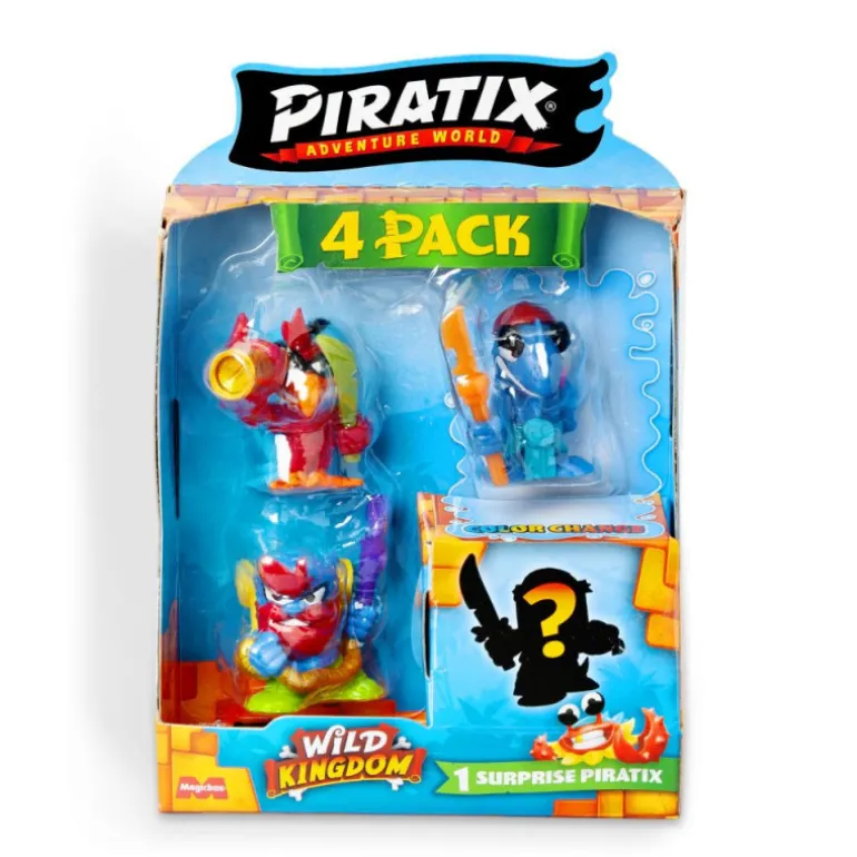 Piratix Wild Kingdom Pack 4 Figuras Varios Modelos