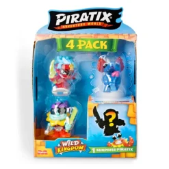Piratix Wild Kingdom Pack 4 Figuras Varios Modelos