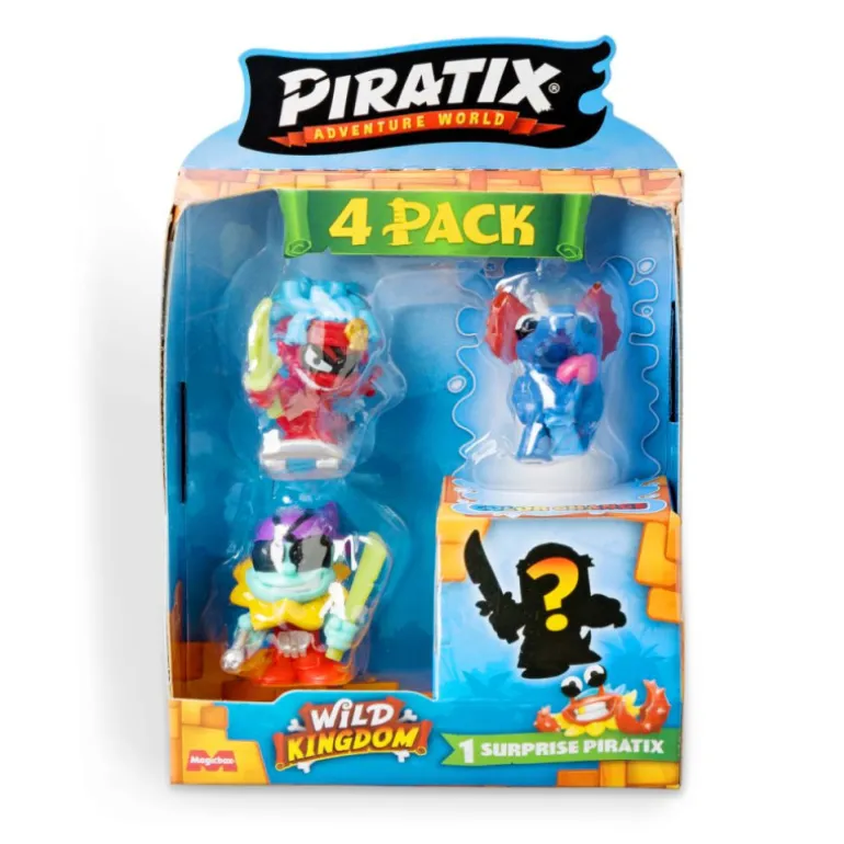 Piratix Wild Kingdom Pack 4 Figuras Varios Modelos