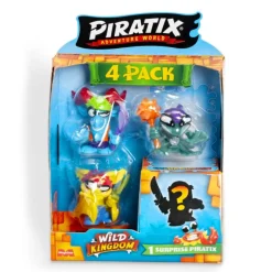 Piratix Wild Kingdom Pack 4 Figuras Varios Modelos