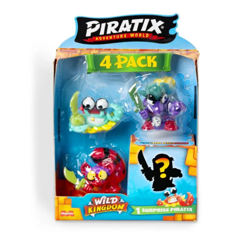 Piratix Wild Kingdom Pack 4 Figuras Varios Modelos