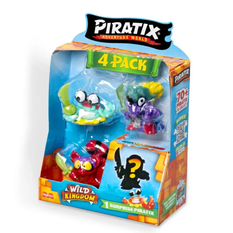 Piratix Wild Kingdom Pack 4 Figuras Varios Modelos
