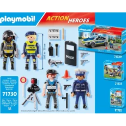 PLAYMOBIL Action Heroes Set de Figuras - 71730