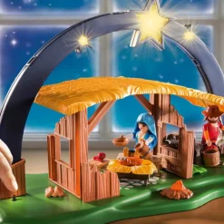 PLAYMOBIL Christmas Belén con Luz - 9494