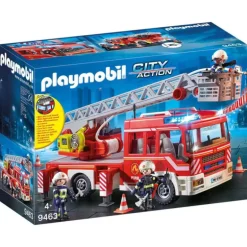 PLAYMOBIL City Action Camión de Bomberos con Escalera - 9463